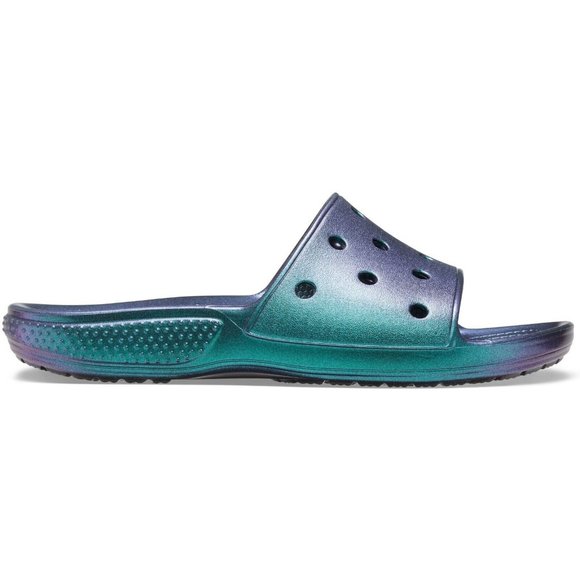 SUPER RARE Classic Crocs Iridescent Slides main image 10